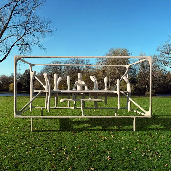 last supper atelier van lieshout sculpture 2020 in situ IIHIH