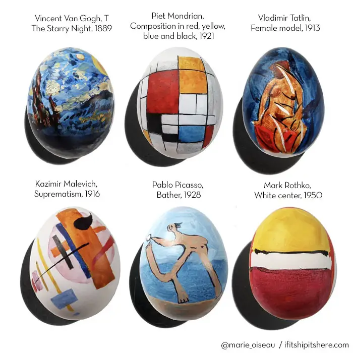 marie oiseau easter eggs 2021 B