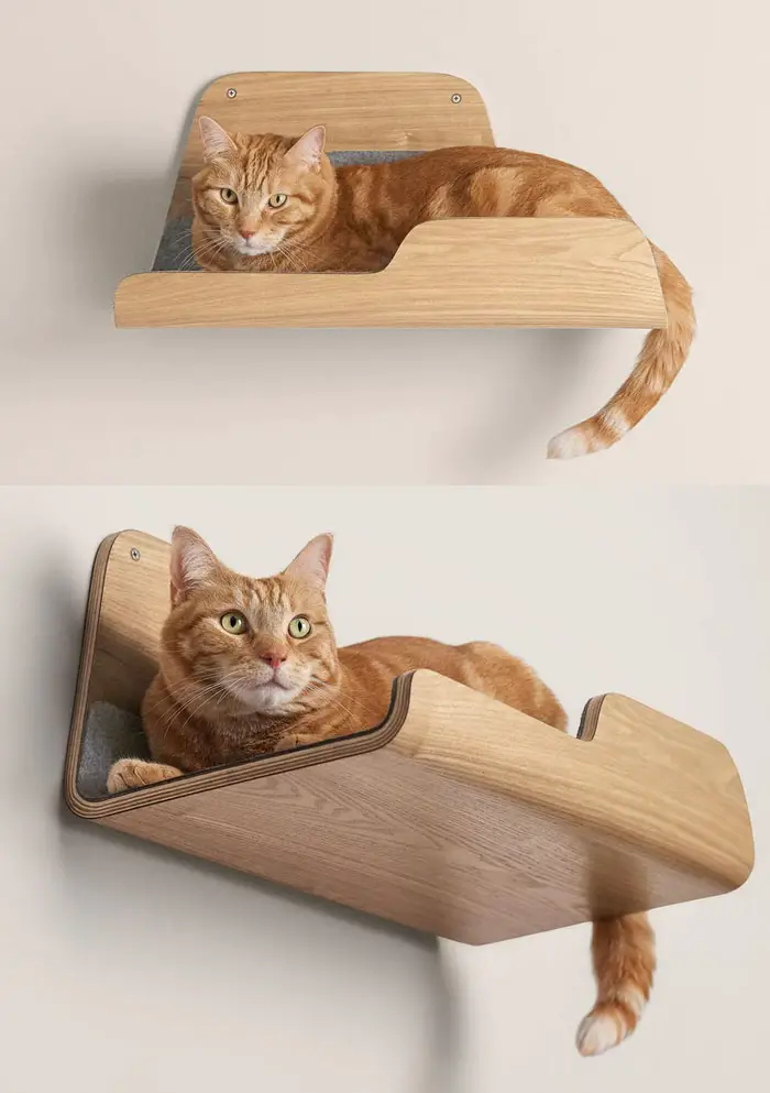 wall mountable cat bed