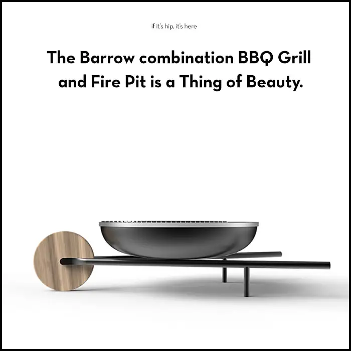 Read more about the article The Barrow combination BBQ Grill and Fire Pit is A Thing of Beauty