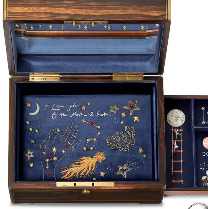detail cosmic heirloom jewelry box