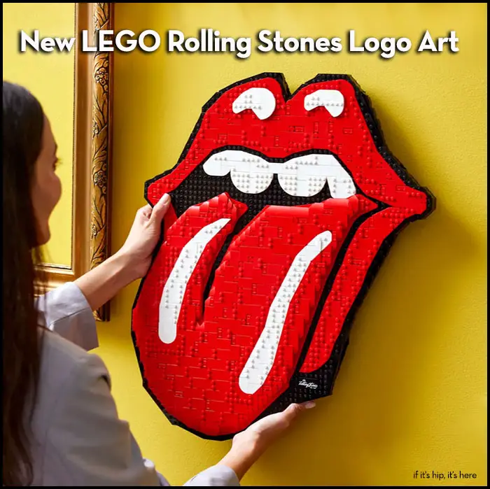 LEGO rolling stones logo art set hero