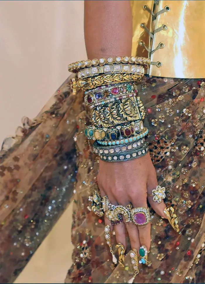 Natasha Poonawalla, jewelry detail