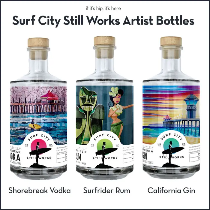 Read more about the article Surf City Still Works Artist Bottles For Their Vodka, Gin and Rum