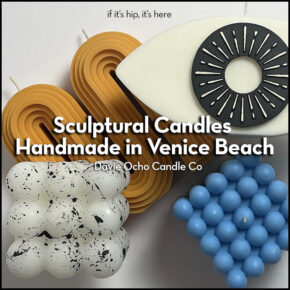 Sculptural Candles Handmade in Venice Beach By Former Costume Designer