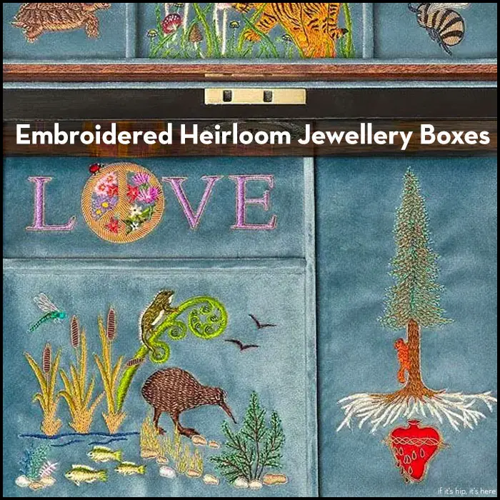 Read more about the article Embroidered Heirloom Jewellery Boxes Cost More Than Most People’s Jewelry