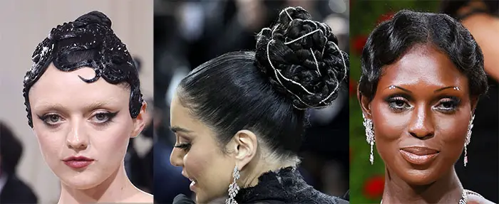 hair at the 2022 met gala