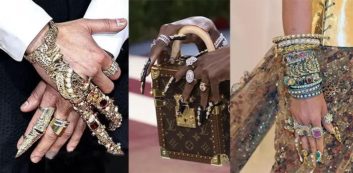 hand jewelry met gala