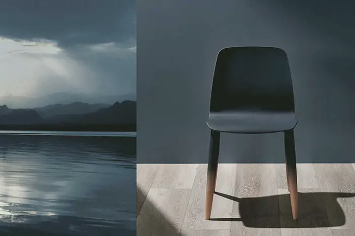oak wood side chair