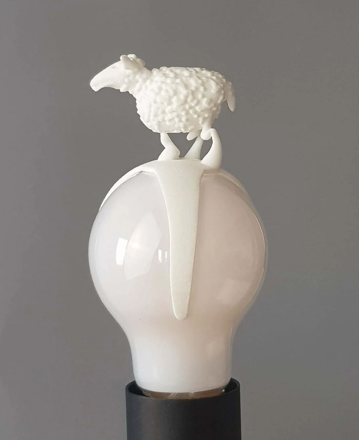 litebulber 3d printed sheep