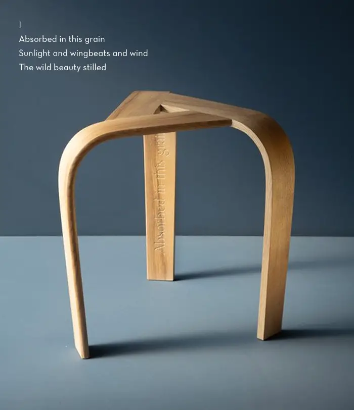 haiku stool with haiku1