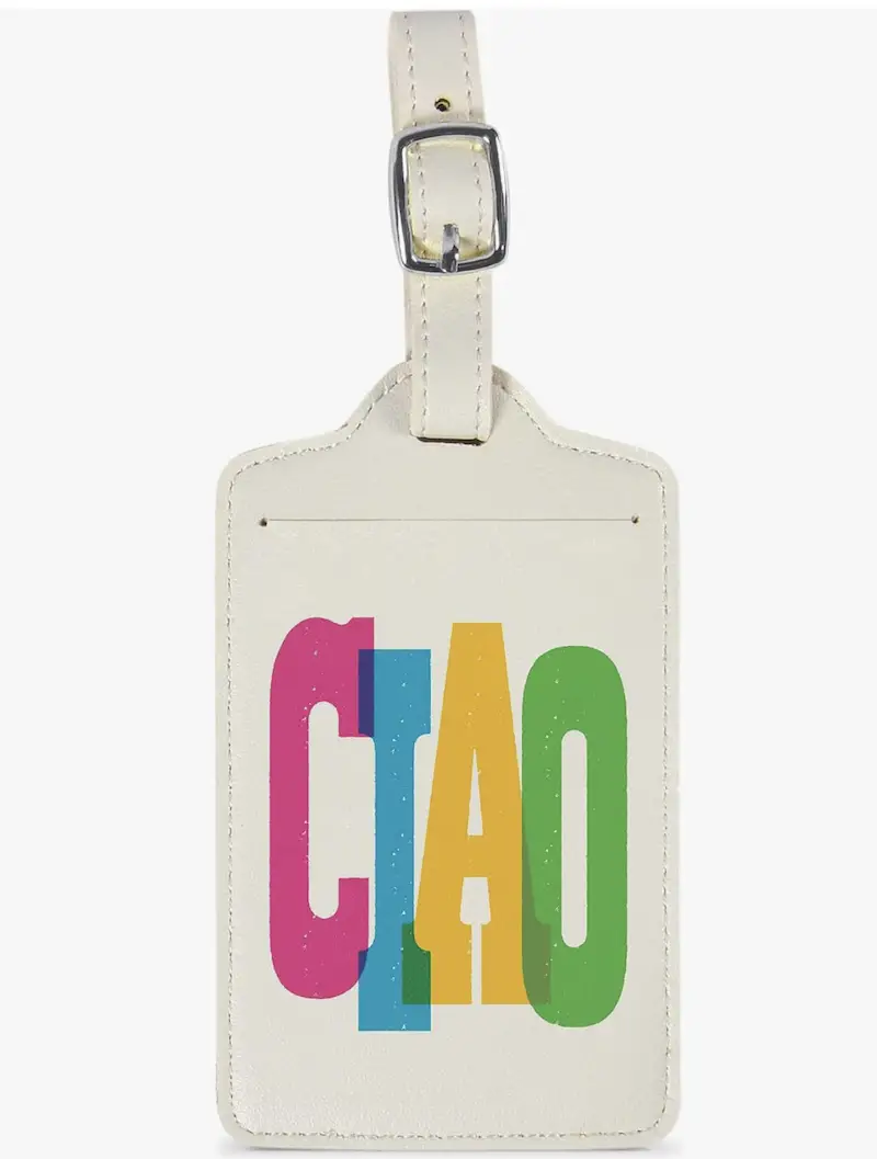 ciao luggage tag