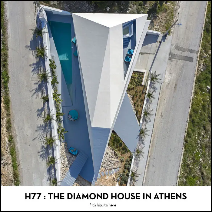 Read more about the article The Diamond House in Athens Greece was Inspired by Origami