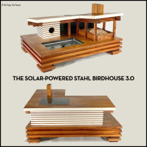 The Mid-Century Modern Solar-Powered Stahl Birdhouse 3.0