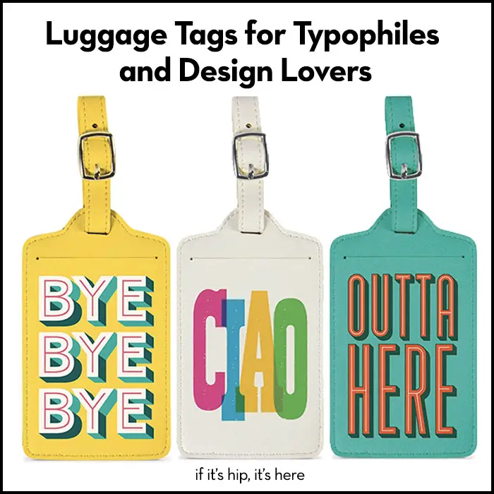 Read more about the article Luggage Tags for Typophiles and Design Lovers