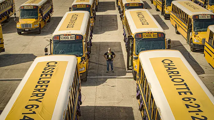 yellow buses NRA children's museum