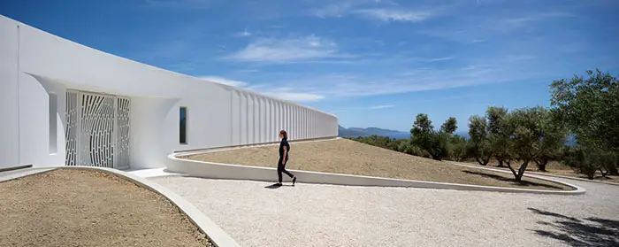 modern house lassa greece