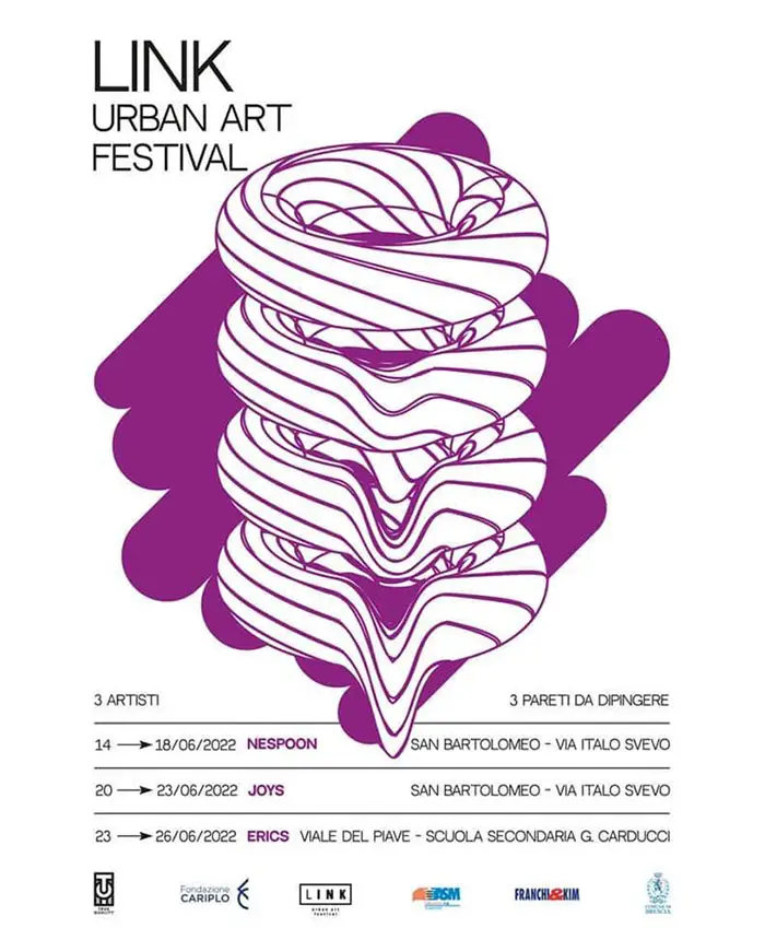 LINK Urban art festival invite 2022
