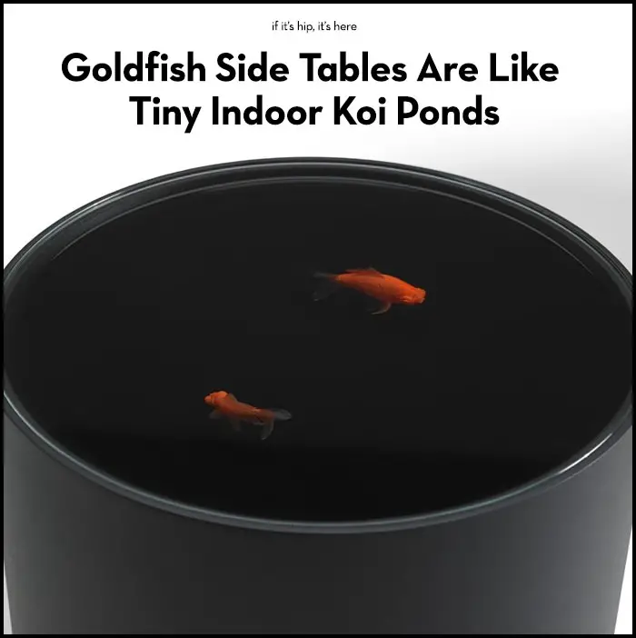 Read more about the article Goldfish Side Tables Are Like Tiny Indoor Koi Ponds
