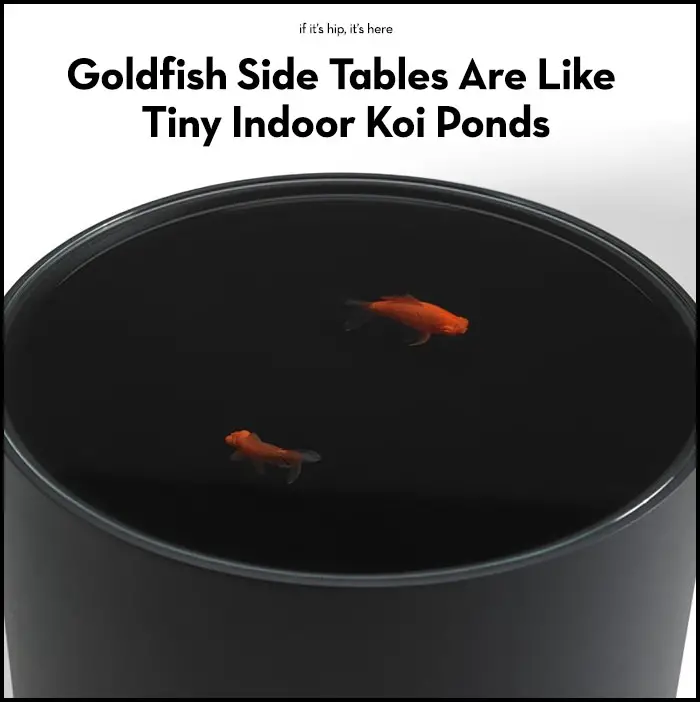 goldfish end tables