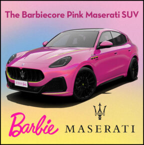 The Barbiecore Pink Maserati SUV is a Full Size Dream Car
