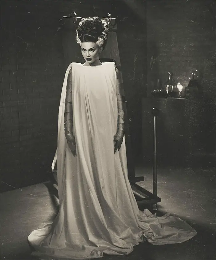 Kylie Jenner as Bride of Frankenstein