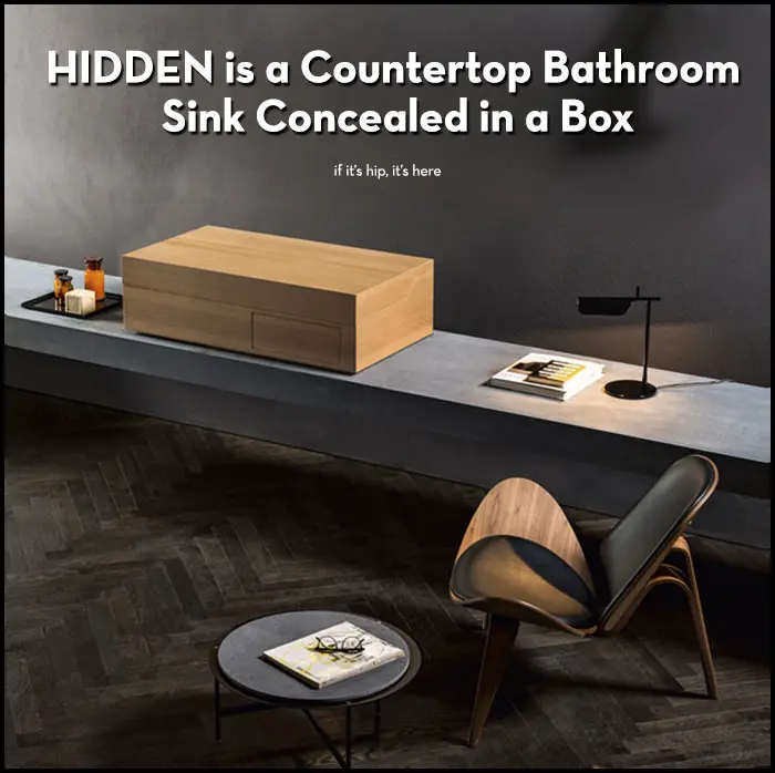 Read more about the article Hidden Countertop Bathroom Sink Is Concealed In A Box