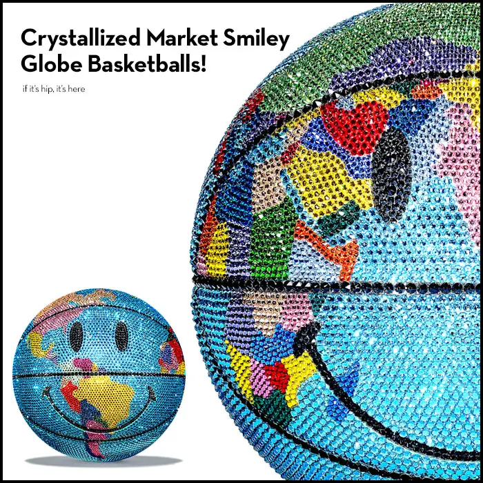 Read more about the article The Market X Smiley Collaborate With Swarovski on Globe Basketballs