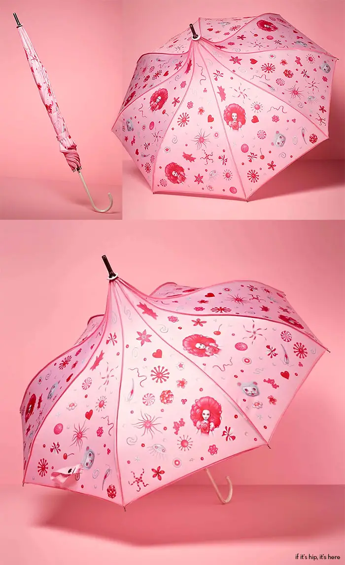 Ryden X Barbie Pink Pop umbrella IIHIH