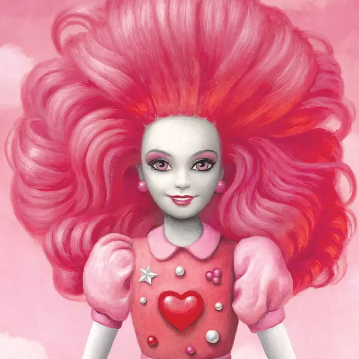 Ryden's Pink Pop Barbie(detail)