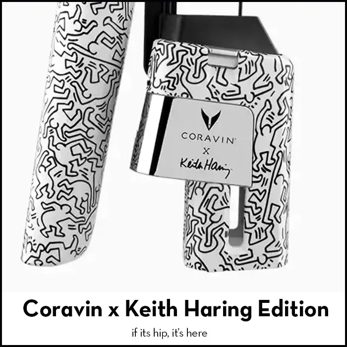 coravin x keith haring wine system hero