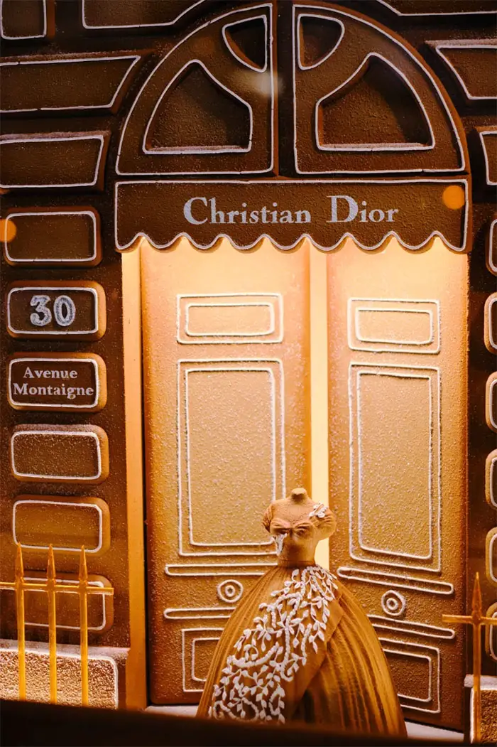 Dior Christmas decor