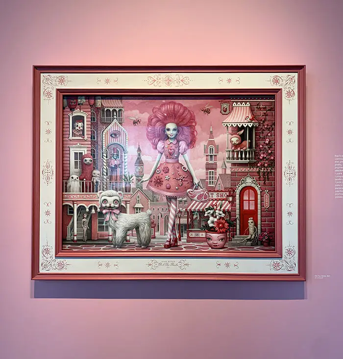 Mark Ryden Inside Pink Pop! Barbie painting