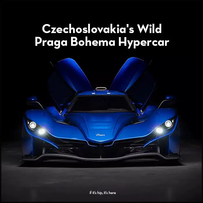 praga bohema blue hypercar