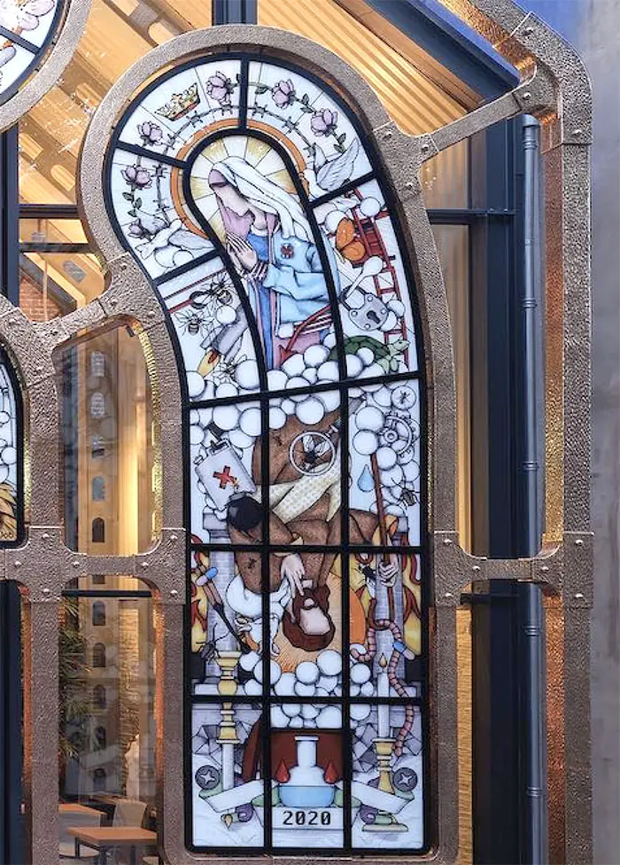 contemporary stained glass