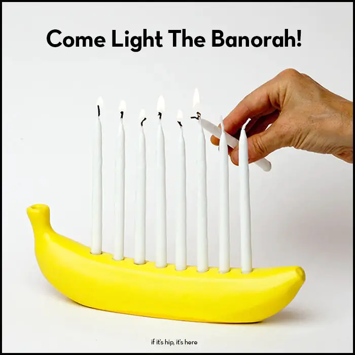 banorah banana-shaped menorah hero