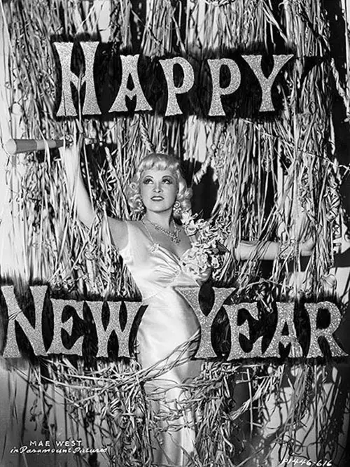 Mae West happy new year