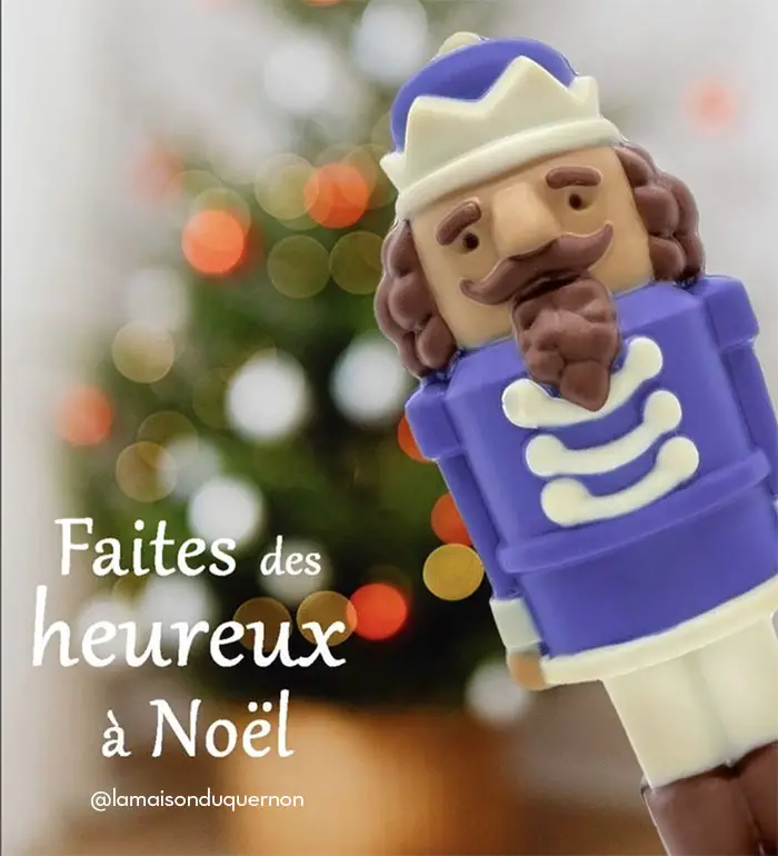 chocolate nutcracker from la maisons du quarnons