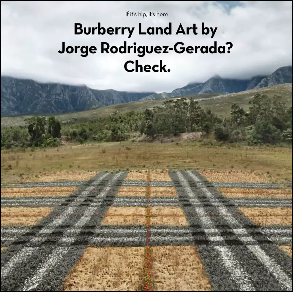 Burberry Check Land art