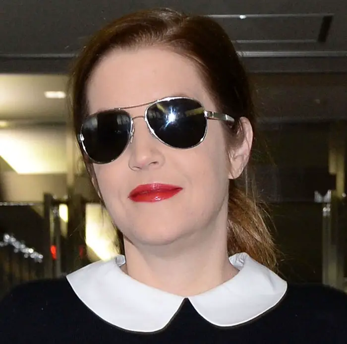 Lisa Marie Presley's Changing Looks Narita International Airport in Japan, 2014