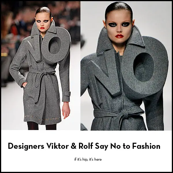 Read more about the article Viktor & Rolf say “No” to Fashion