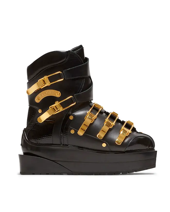 Balmain Volt Leather Boot