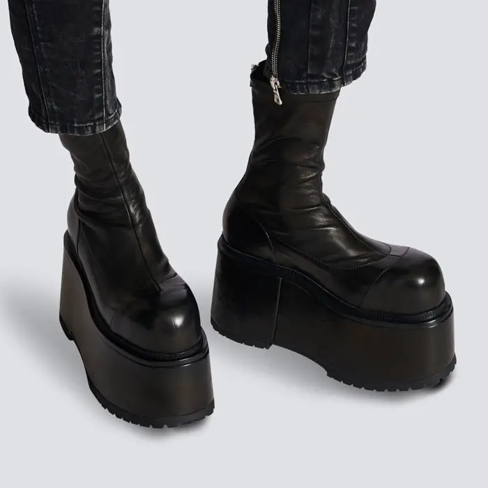 Platform Boots of calfskin from Balmain