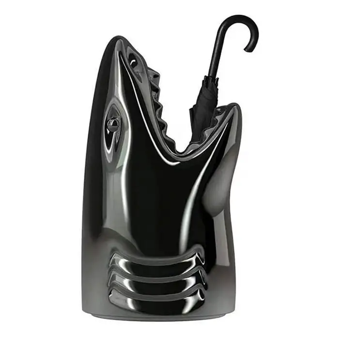 blackened chromed shark umbrella holder IIHIH