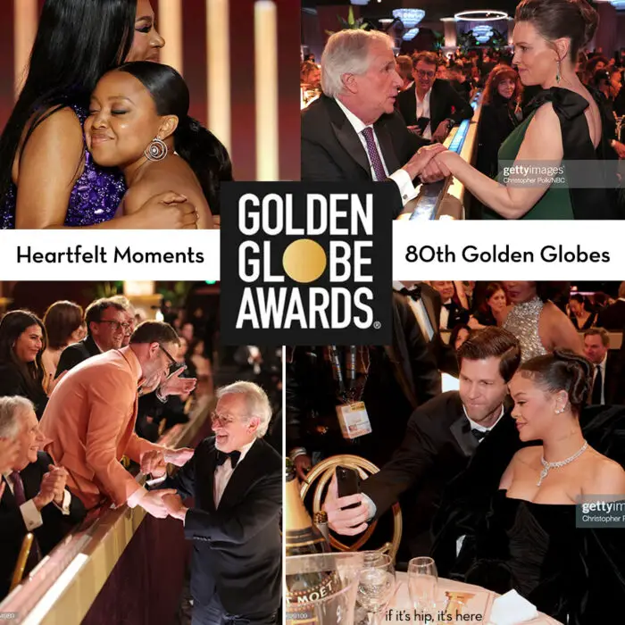heartfelt moments at the 2023 Golden Globe awards