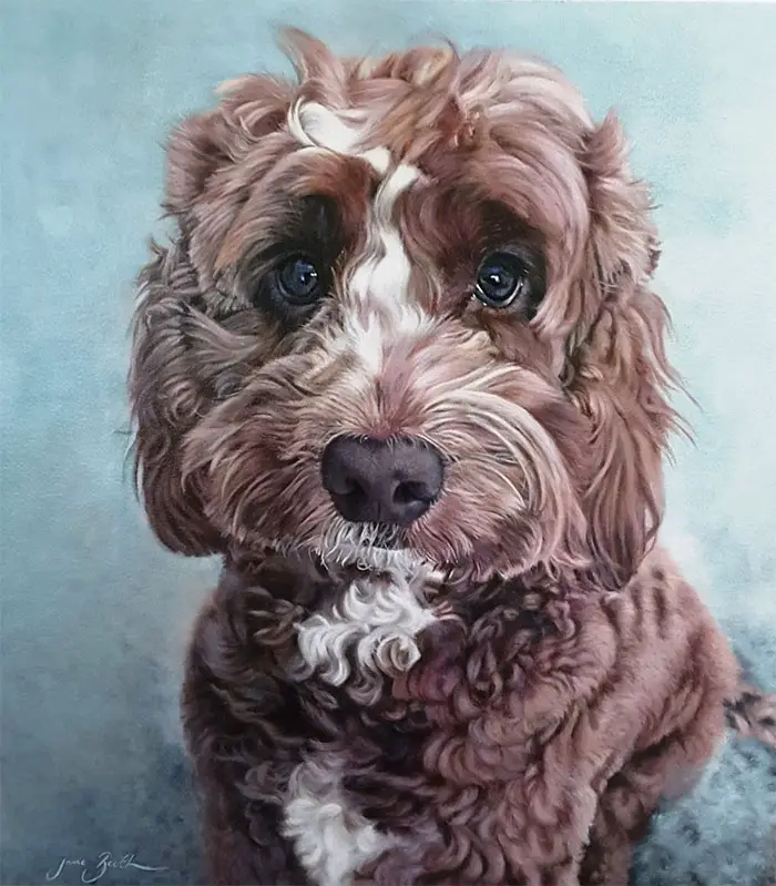 jane booth dog painting