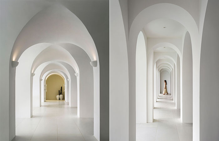 multiple curved archways