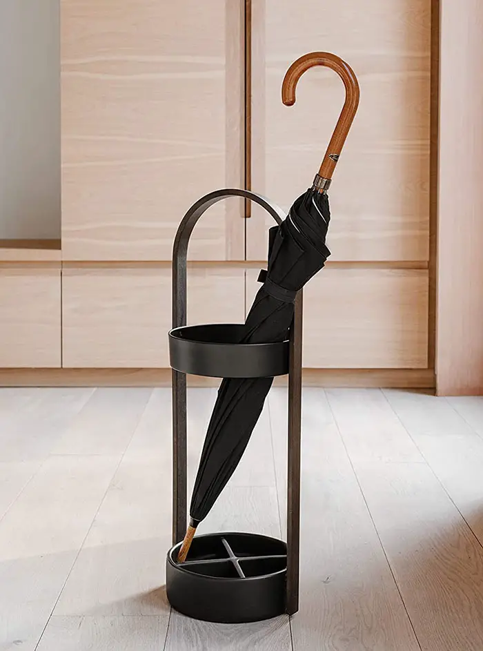 umbra bellwood umbrella stand in black