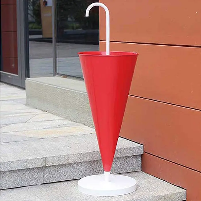 modern metal umbrella stand
