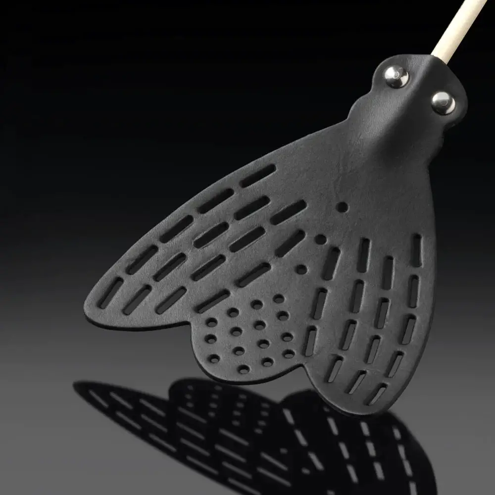 leather flyswatter blk